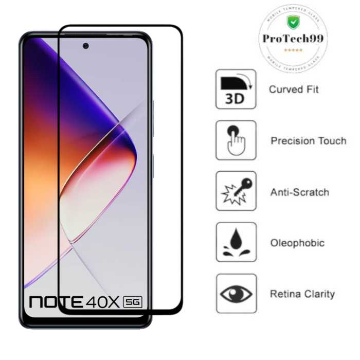 infinix note 40 x tempered glass