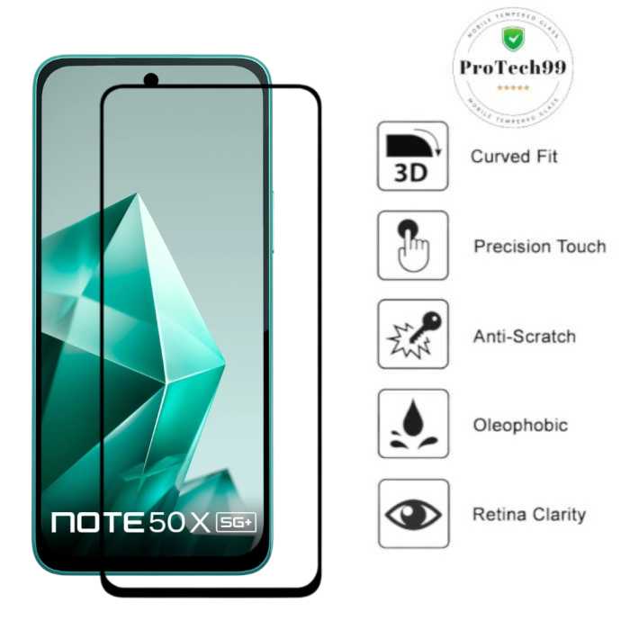 infinix note 50 x tempered glass