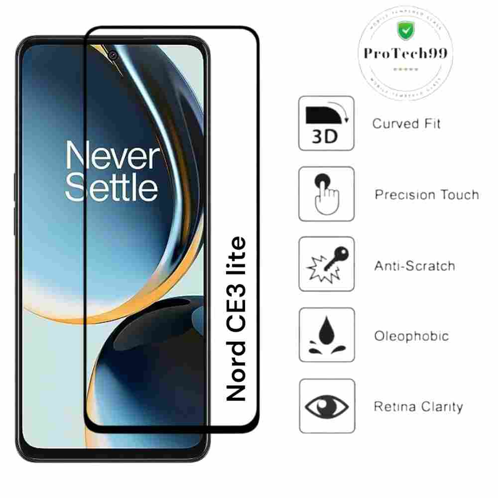 oneplus nord ce3 lite tempered glass