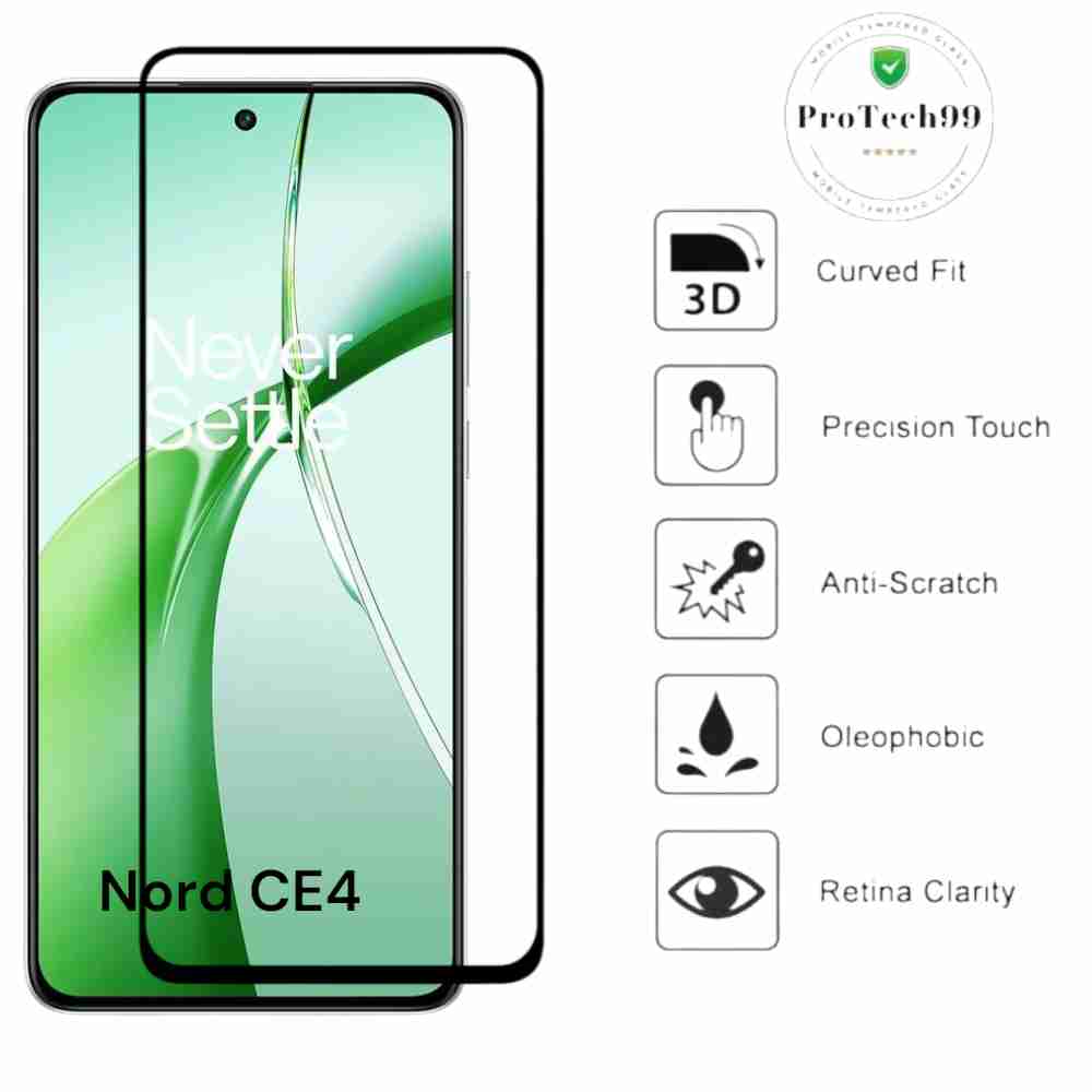 oneplus nord ce4 tempered glass