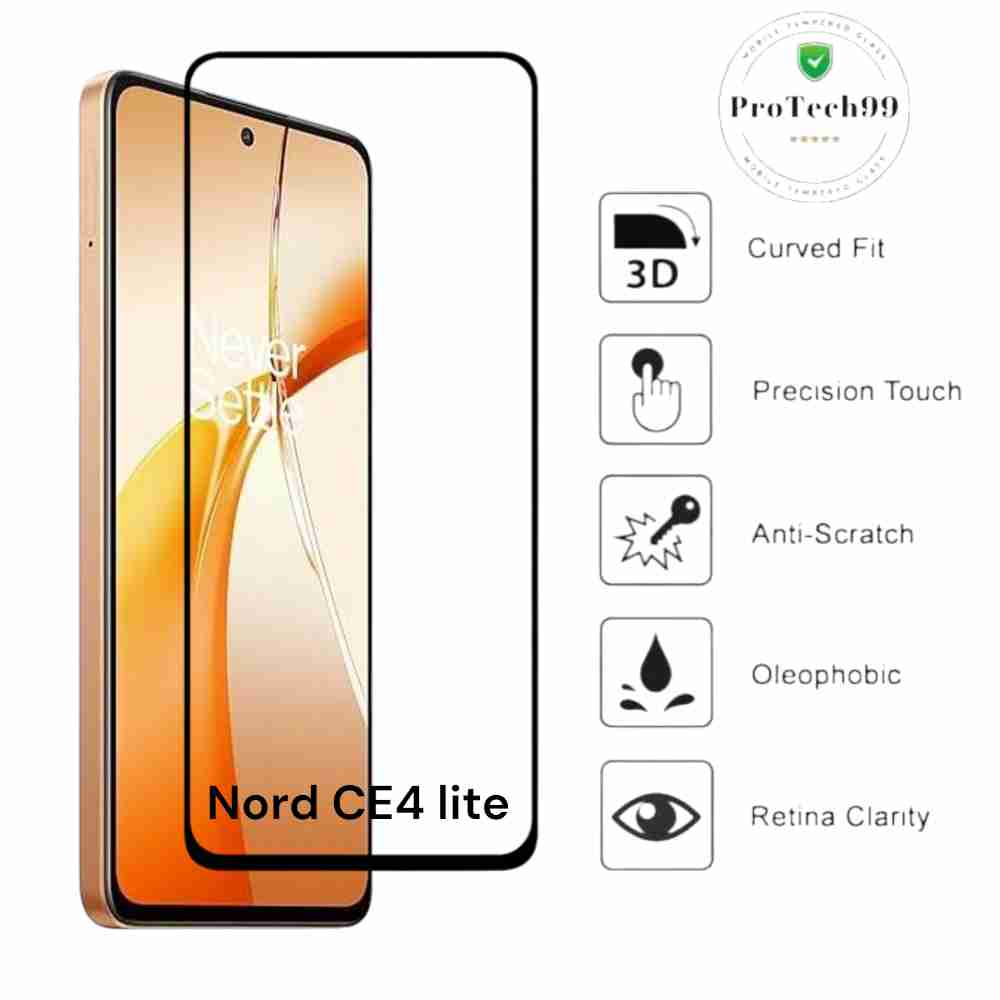 oneplus nord ce4 lite tempered glass
