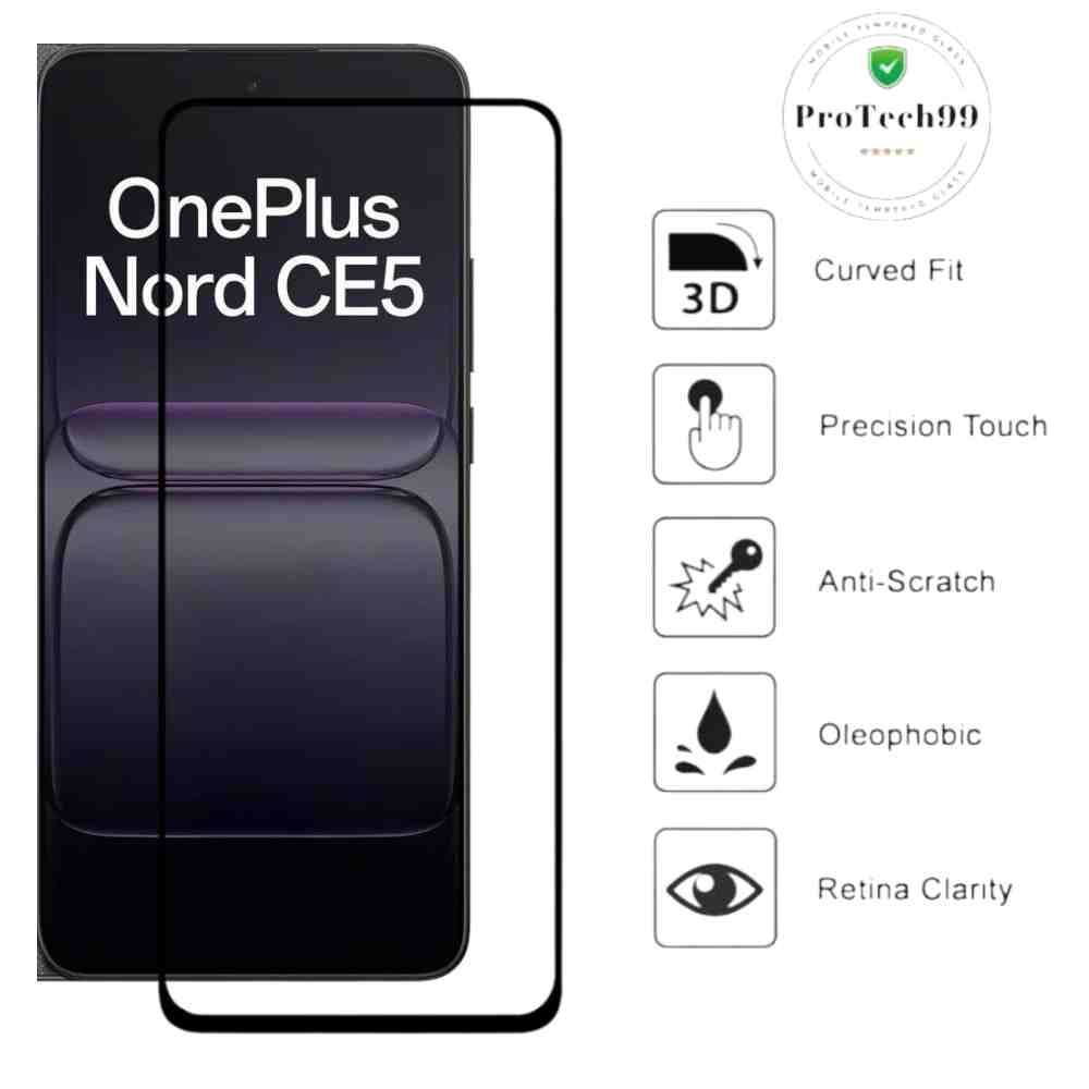 oneplus nord ce5 tempered glass